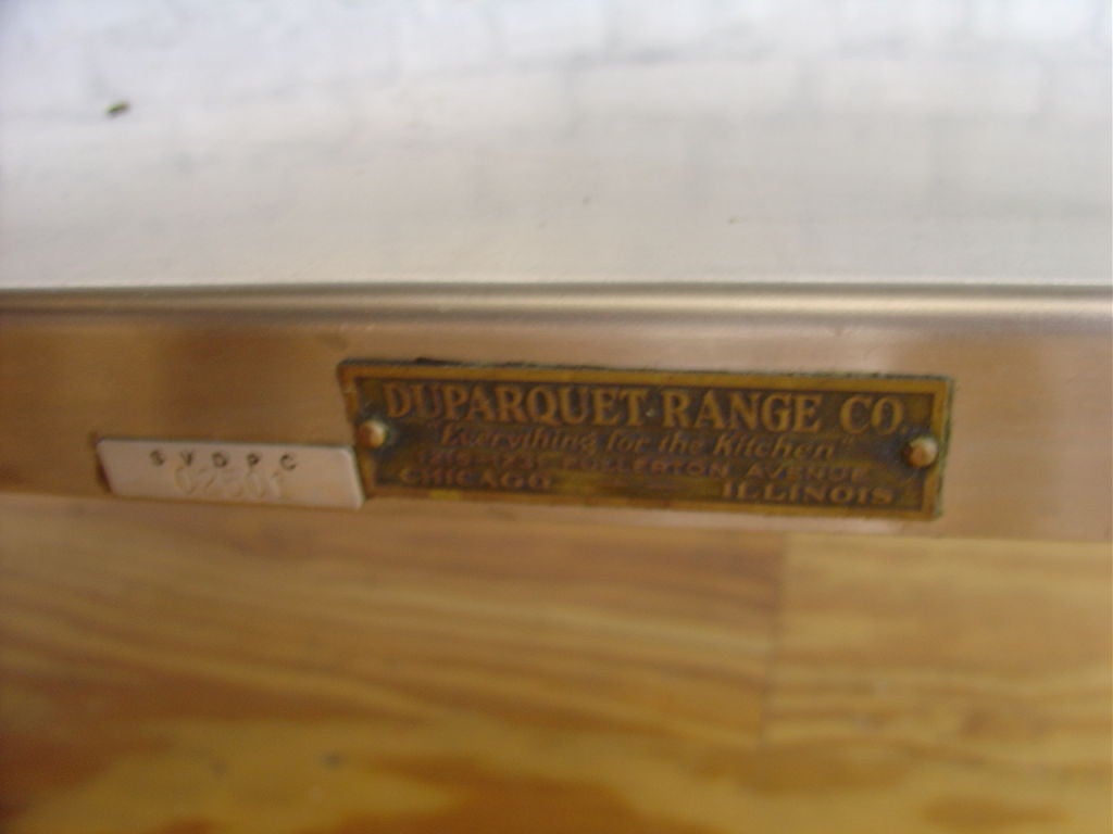Duparquet Range Company Stainless Steel Kitchen Island 1