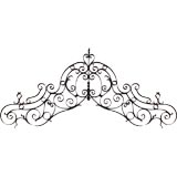 19th Century Wrought Iron Garden Arch