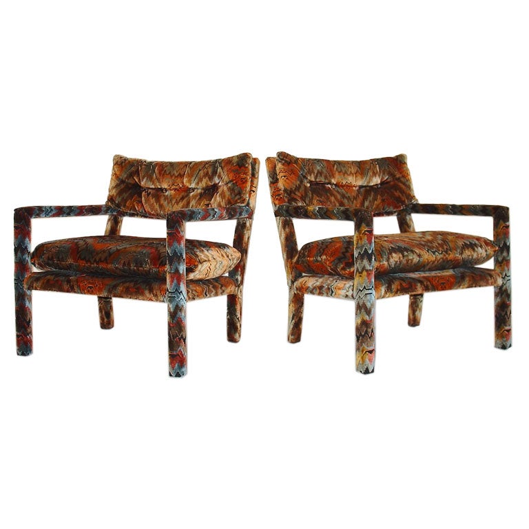 Pair of Milo Baughman Parsons Chairs