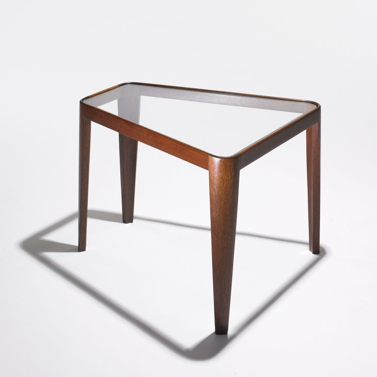 American Wedge-Shaped end table, model 4809 by Edward Wormley