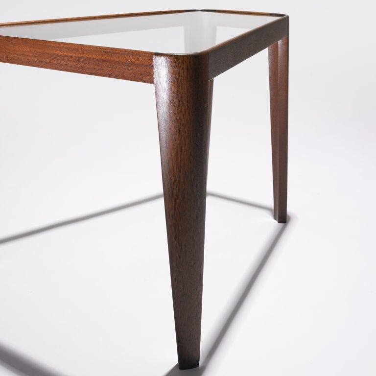 Wedge-Shaped end table, model 4809 by Edward Wormley 1