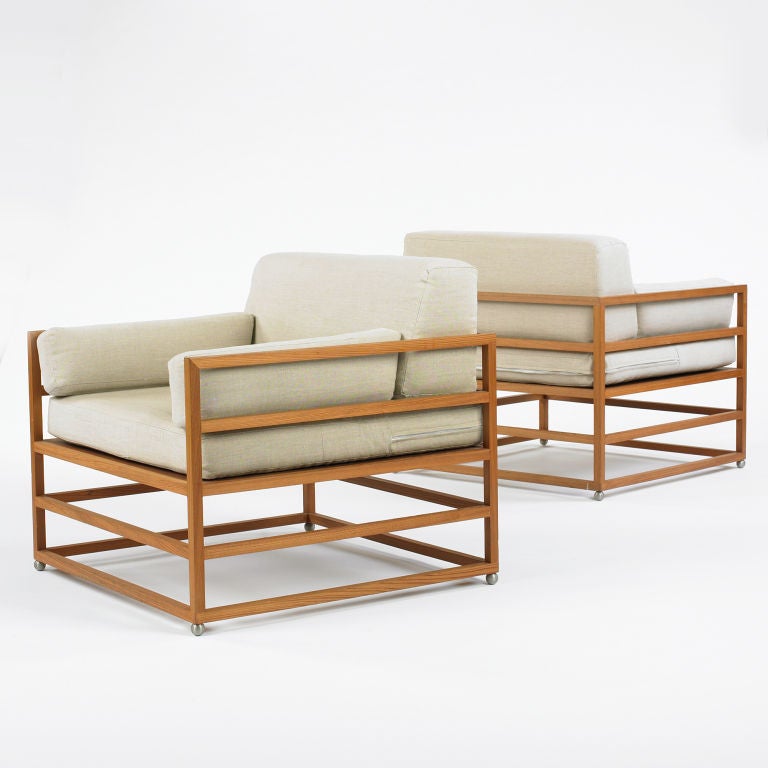 pair of Linear lounge chairs from Windsor I, Vero Beach, Florida by Hugh Newell Jacobsen