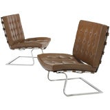 Tugendhat chairs, pair by Ludwig Mies van der Rohe