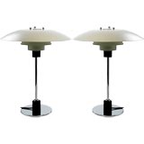 table lamps model PH-4, pair by Poul Henningsen