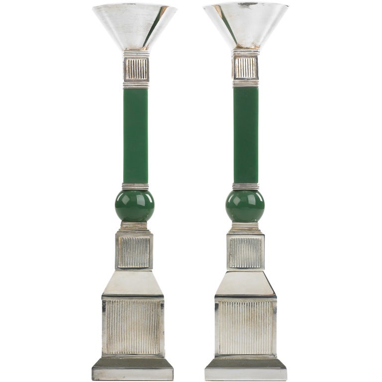 candlesticks, pair by Gucci