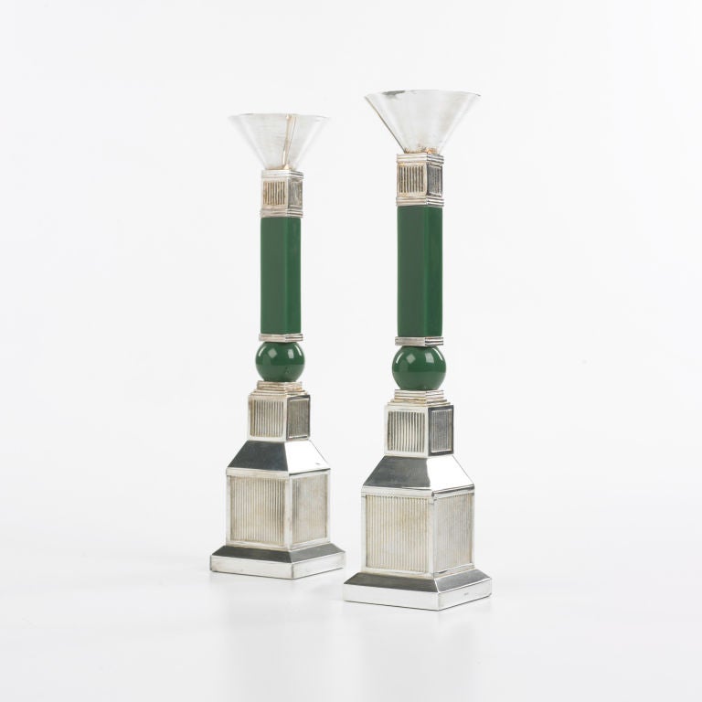 candlesticks, pair by Gucci