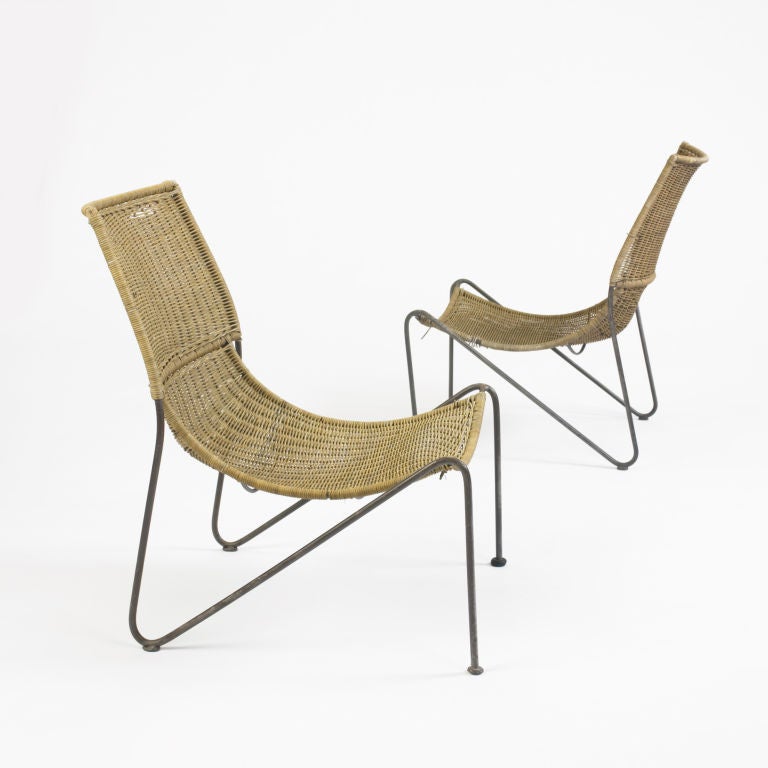 outdoor chairs, pair by Hendrick Van Keppel & Taylor Green