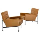 Parallel Bar lounge chairs, pair by Florence Knoll