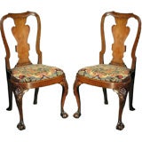 walnut side chairs