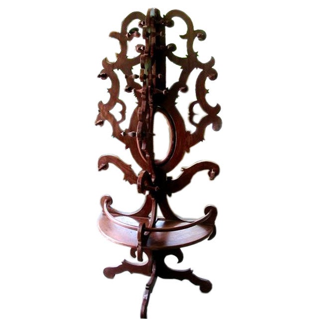 American Folk Art Coat Rack For Sale at 1stDibs
