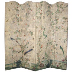 18th Century Chinese Wallpaper Screen