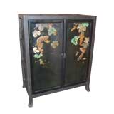 Unusual 19th century Japanese lacquered cabinet