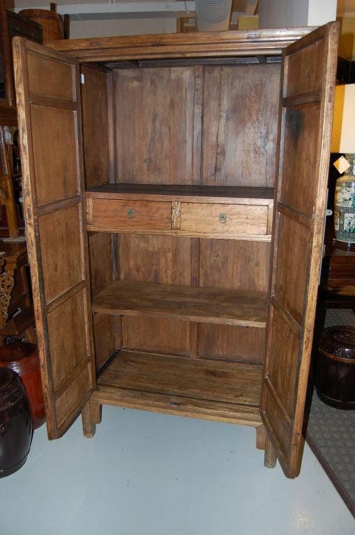 18th Century and Earlier Pair of Chinese 18th Century Wooden Cabinets For Sale
