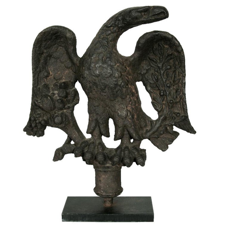 CAST IRON EAGLE, A BOOK PRESS COUNTERWEIGHT, MADE IN PHILADELPHI