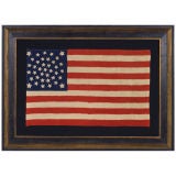 38 STARS, COLORADO STATEHOOD, A VERY RARE MEDALLION PATTERN FLAG