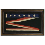 RARE, 6-STAR, U.S. NAVY COMMISSIONING PENNANT, ONE OF TWO KNOWN