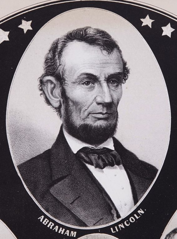 CIVIL WAR PERIOD ABRAHAM LINCOLN & ANDREW JOHNSON BROADSIDE