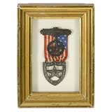 Antique GRAPHIC MEDAL FROM THE PATRIOTIC ORDER SONS OF AMERICA