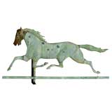 ETHAN ALLEN HORSE WEATHERVANE WITH EXCEPTIONAL SURFACE