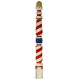 BARBER POLE WITH ACORN FINIAL