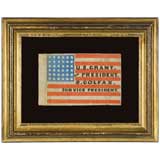 36 STARS, MADE FOR THE 1868 PRES. CAMPAIGN OF ULYSSES S. GRANT
