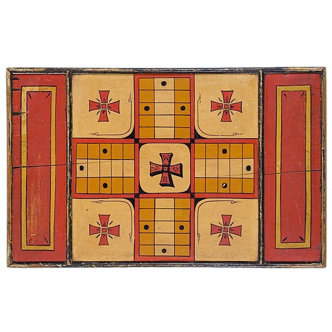 Quebec Parcheesi Board With Extraordinary Graphics & Colors
