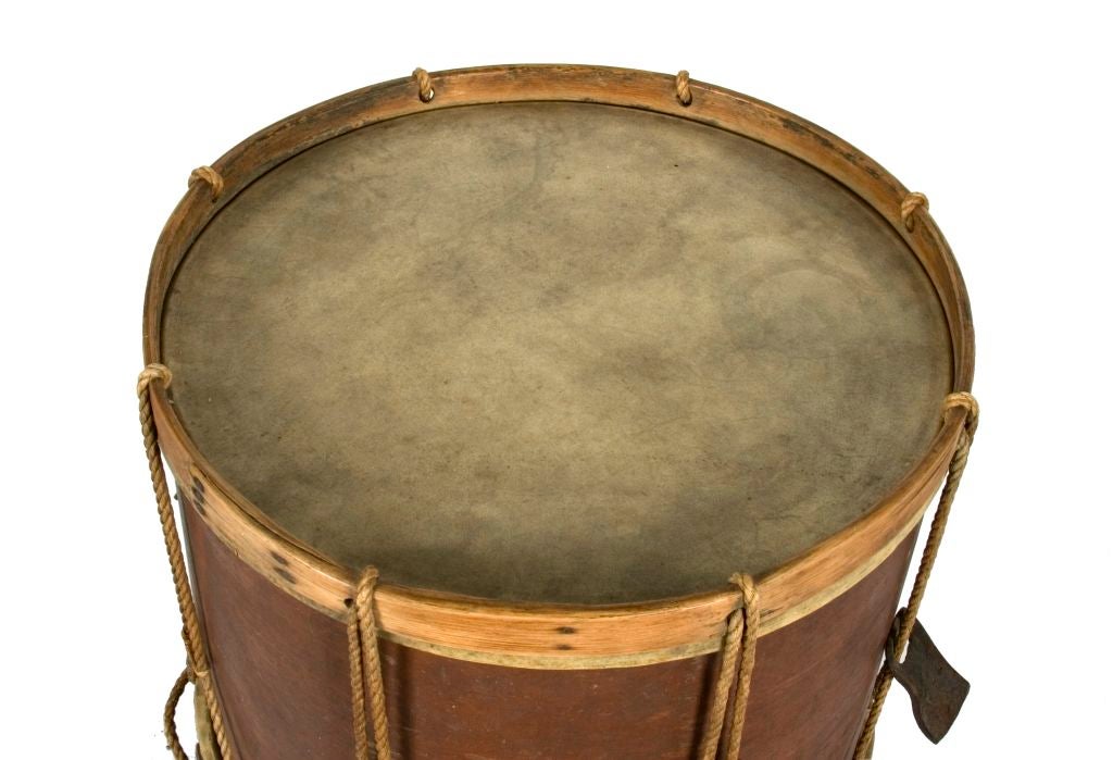 American VERY EARLY NEW YORK STATE MILITIA DRUM