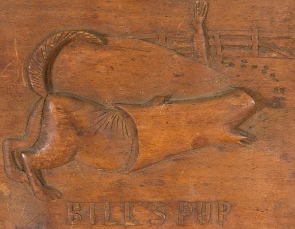 CARVED ADIRONDACK WHIMSEY: "BILL'S DOG"