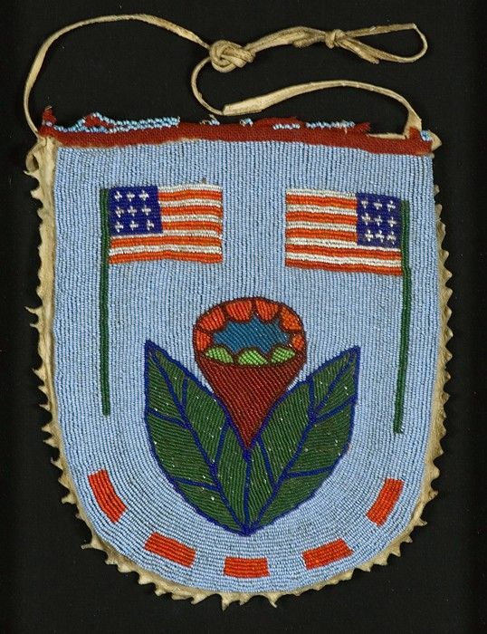 PLAINS INDIAN BEADWORK PURSE