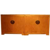 Mid Century Modern Baker Chinese Console Cabinet Ca 1945-55