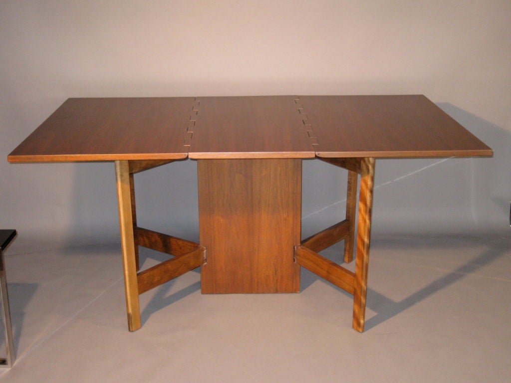 George Nelson Drop Leaf Dining Table for Herman Miller 1