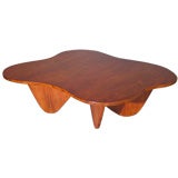 Freeform Plywood Coffee Table c.1942 Attributed to Dan Cooper
