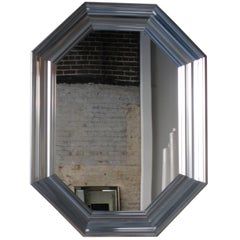 Greg Copeland Octagonal Mirror in Aluminum c.1973