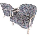 Pair Edward Wormley Janus Collection Lounge Chairs for Dunbar Pair Edward Wormley Janus Collection Lounge Chairs for Dunbar