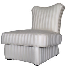 Pair of 1940
s Slipper Chairs Attributed to James Mont