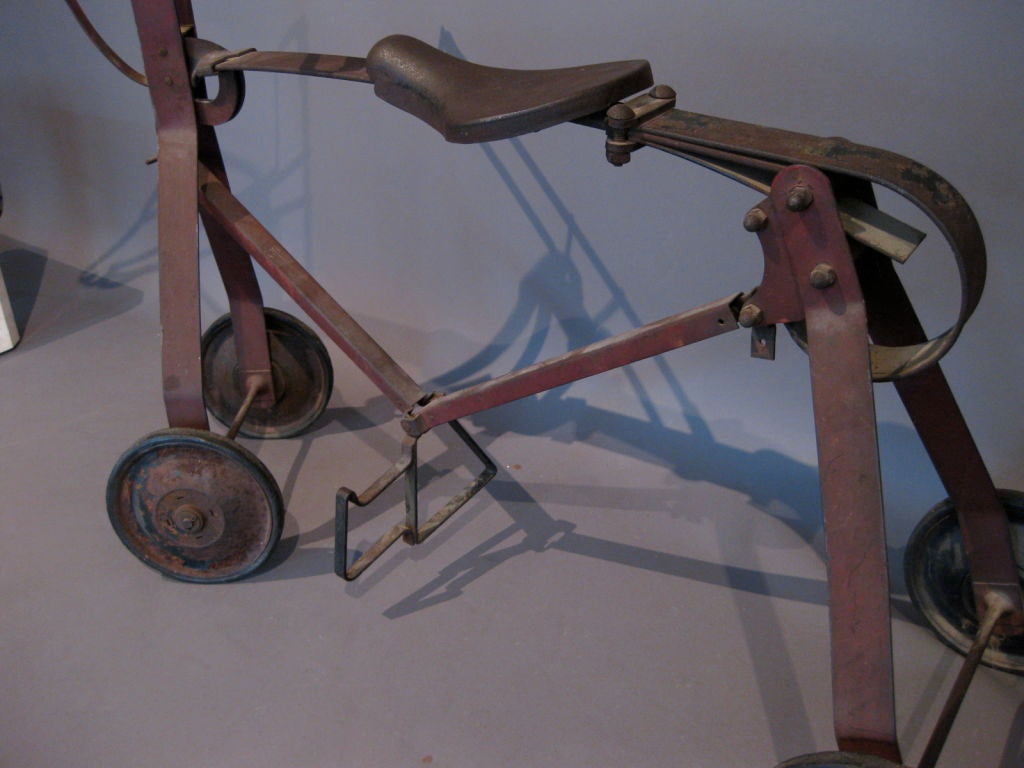 Sculptural Steel Hobby Horse Toy made in 1936 3