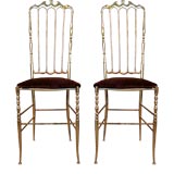 Pair Italian Chiavari Chairs