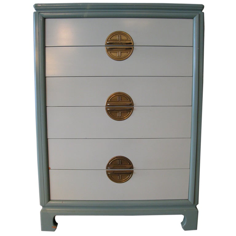 1940's Chinoiserie 6 Drawer Dresser by Kittinger