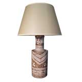 Exceptional Italian Ceramic Lamp by Raymor