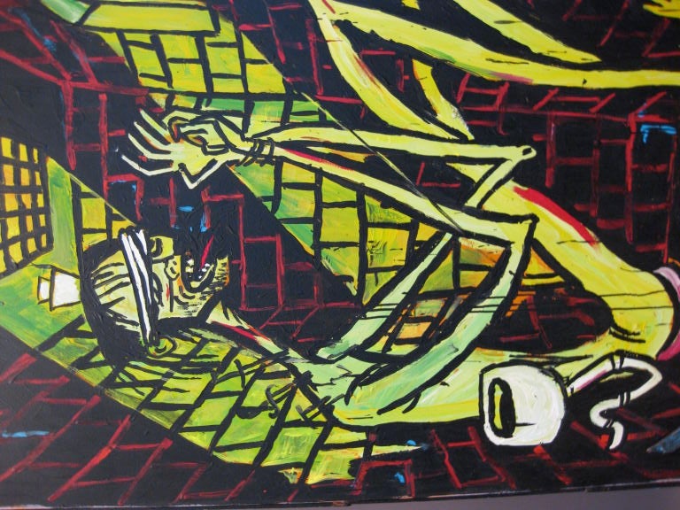 Monumental Rick Prol Painting from 1984