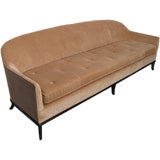 T.H. Robsjohn-Gibbings Sofa for Widdicomb with Lelievre Fabric T.H. Robsjohn-Gibbings Sofa for Widdicomb with Lelievre Fabric