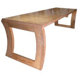 Cerused Oak Console/Coffee Table by Karpen of California c.1949