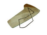 A Modernist Glass Topped Occasional Table