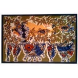 A Framed Printed Tapestry by Jean Lurcat