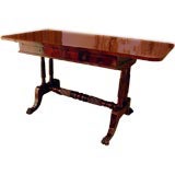 Near Pair of Mahogany Drop Leaf Sofa Tables
