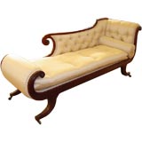 English Regency Chaise Longue