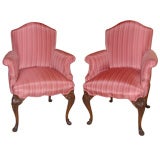 Pair of Small English Arm Chairs