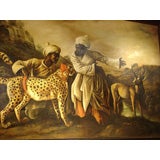Painting of Two Nubians with Leopard and Deer