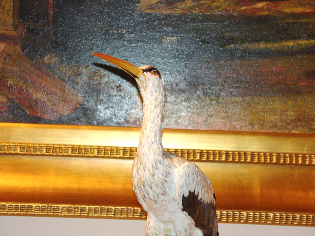 Pair of Porcelain Birds by Achille Bloch