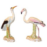 Pair of Porcelain Birds by Achille Bloch
